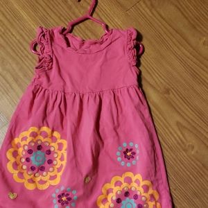 Carters pink dress with flowers